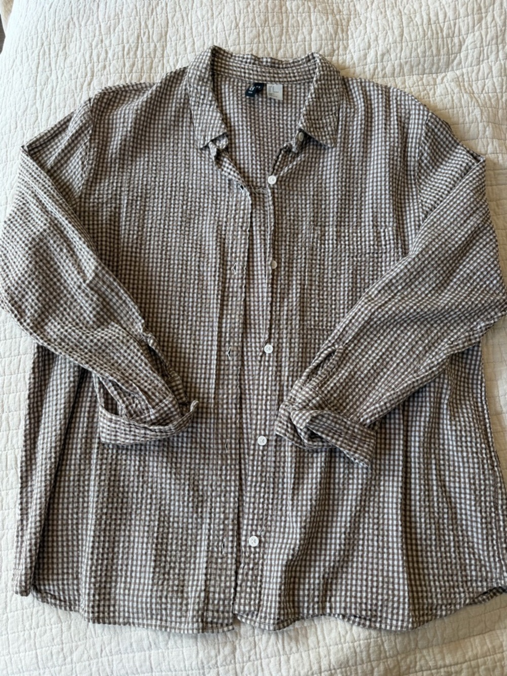 Gingham Button Up